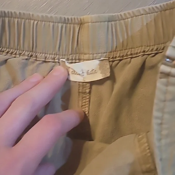 Altar'd State Kensley Strapless Cargo Women's Tan Jumpsuit Size Large - Picture 5 of 8